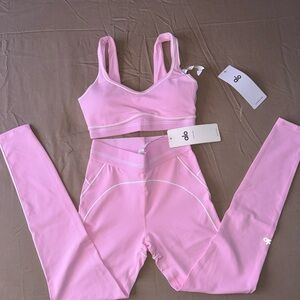 ALO Yoga Pink Activewear Set